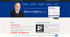 Desktop Screenshot of jacquesduhem.com