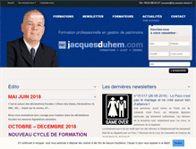 Tablet Screenshot of jacquesduhem.com
